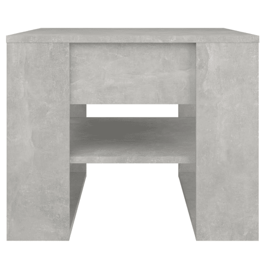 Mesa de Centro, Mesa baixa, 55,5x55x45 cm madeira processada cinza cimento Mesa de Centro, Mesa baixa, 55,5x55x45 cm madeira processada cinza cimento