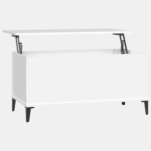 Mesa de Centro, Mesa baixa, 90x44,5x45 cm derivados de madeira branco