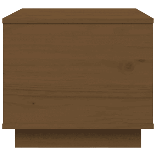 Mesa de Centro, Mesa baixa, 40x50x35 cm madeira de pinho maciça castanho-mel