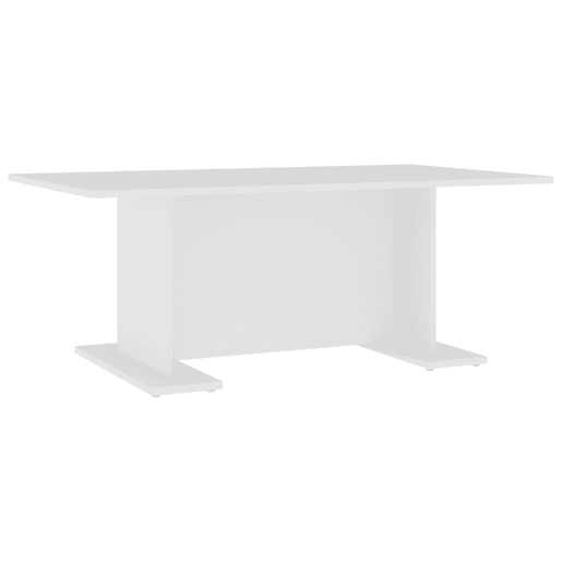 Mesa de Centro, Mesa baixa, 103,5x60x40 cm derivados de madeira branco