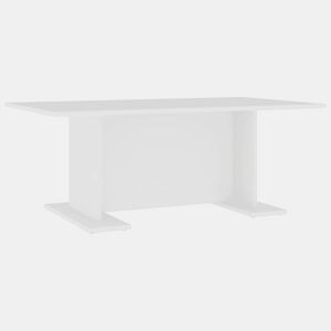 Mesa de Centro, Mesa baixa, 103,5x60x40 cm derivados de madeira branco