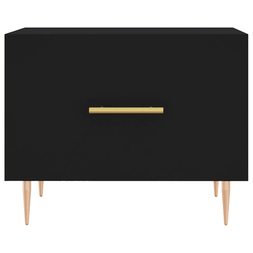 Mesa de Centro, Mesa baixa, 50x50x40 cm derivados de madeira preto