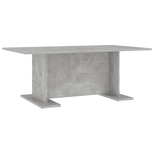 Mesa de Centro, Mesa baixa, 103,5x60x40 cm contraplacado cinzento cimento