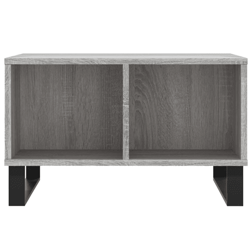 Mesa de Centro, Mesa baixa, 60x50x36,5 cm derivados de madeira cinza sonoma
