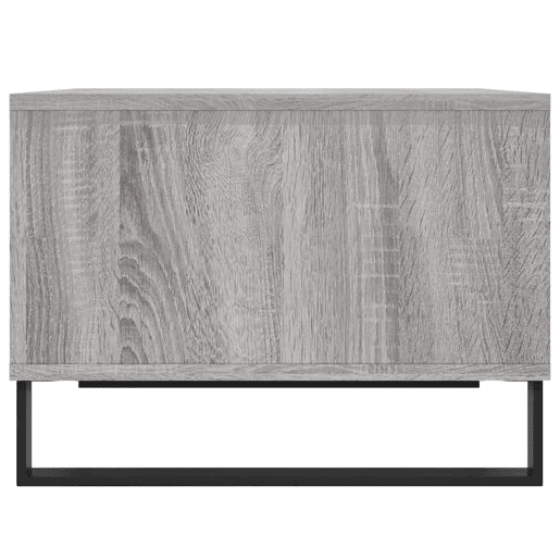 Mesa de Centro, Mesa baixa, 60x50x36,5 cm derivados de madeira cinza sonoma