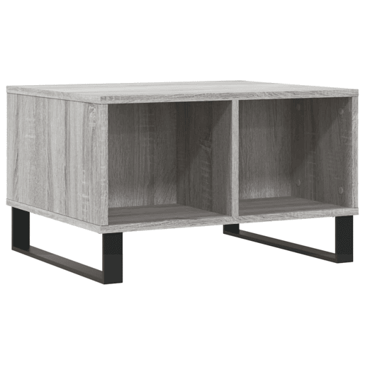 Mesa de Centro, Mesa baixa, 60x50x36,5 cm derivados de madeira cinza sonoma