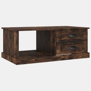 Mesa de Centro, Mesa baixa, 90x50x35 cm derivados madeira carvalho fumado