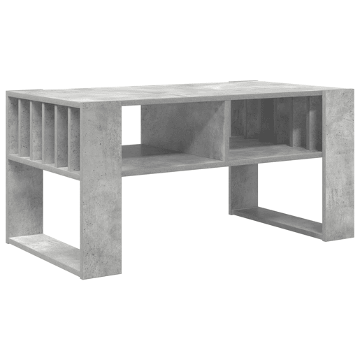 Mesa de Centro, Mesa baixa, Cinzento 92 x 49,5 x 45 cm Madeira processada