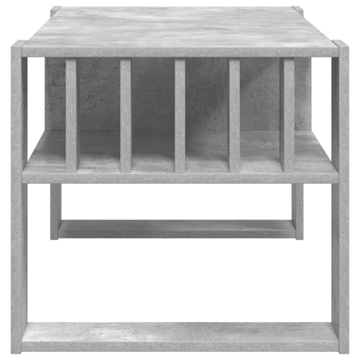 Mesa de Centro, Mesa baixa, Cinzento 92 x 49,5 x 45 cm Madeira processada