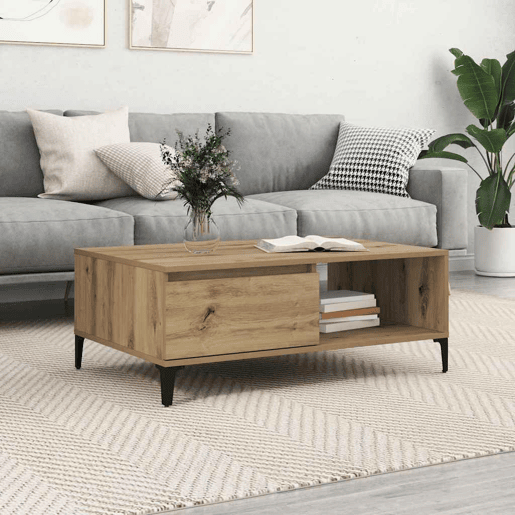 Mesa de Centro, Mesa baixa, carvalho artisiano 90 x 60 x 35 cm