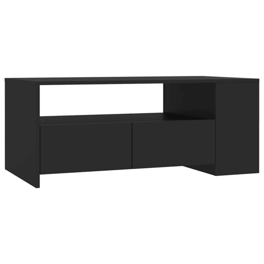 Mesa de Centro, Mesa baixa, 102x55x42 cm derivados de madeira preto