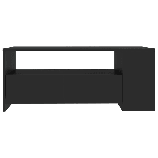 Mesa de Centro, Mesa baixa, 102x55x42 cm derivados de madeira preto