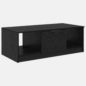 Mesa de Centro, Mesa baixa, com gaveta Carvalho Preto 102 x 50 x 36cm
