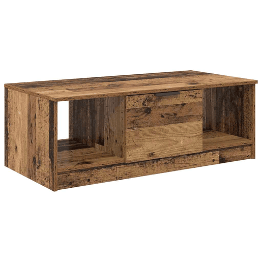 Mesa de Centro, Mesa baixa, com gaveta Madeira Antiga 102 x 50 x 36cm