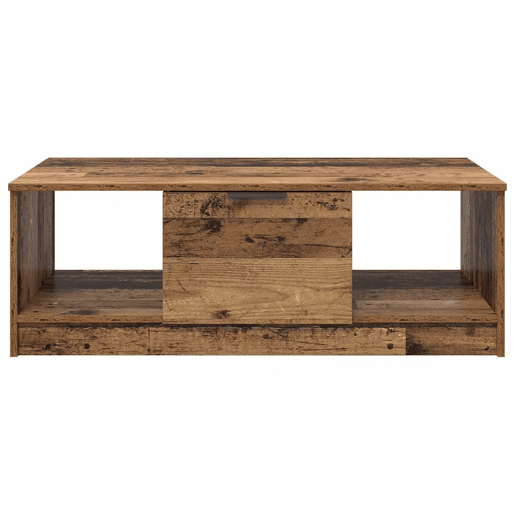 Mesa de Centro, Mesa baixa, com gaveta Madeira Antiga 102 x 50 x 36cm