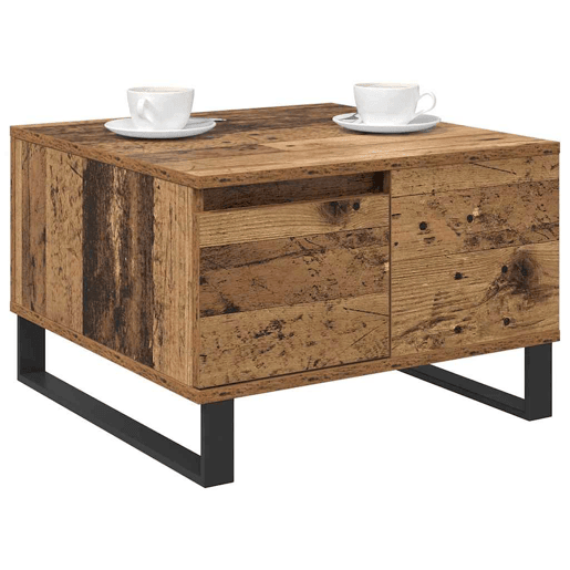 Mesa de Centro, Mesa baixa, com gaveta Madeira Antiga 55 x 55 x 36,5 cm