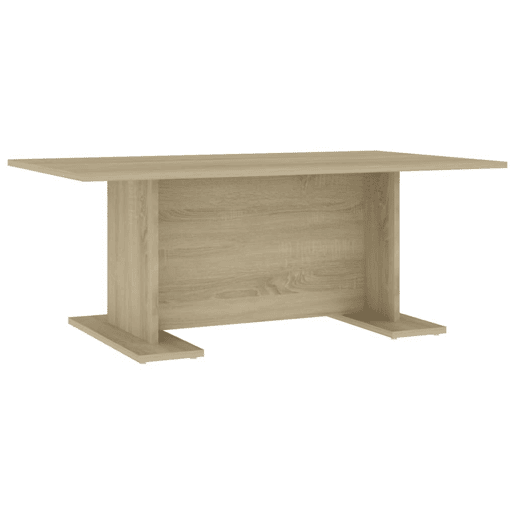 Mesa de Centro, Mesa baixa, 103,5x60x40 cm contraplacado carvalho sonoma