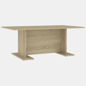 Mesa de Centro, Mesa baixa, 103,5x60x40 cm contraplacado carvalho sonoma