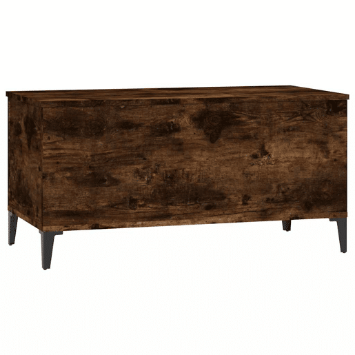 Mesa de Centro, Mesa baixa, 90x44,5x45 cm derivados madeira carvalho fumado