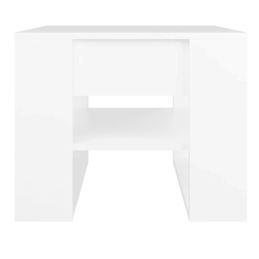 Mesa de Centro, Mesa baixa, 55,5x55x45 cm madeira processada branco