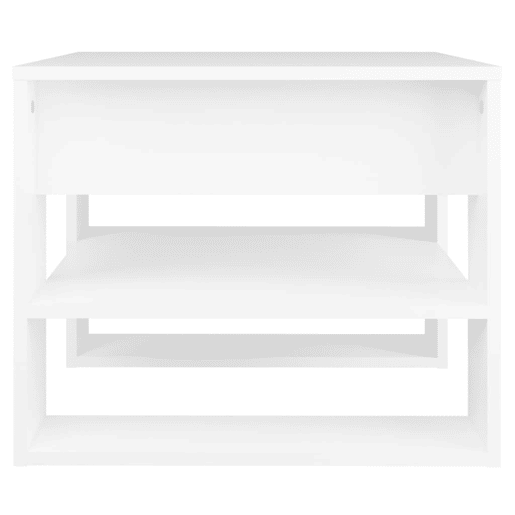 Mesa de Centro, Mesa baixa, 55,5x55x45 cm madeira processada branco