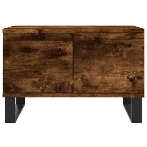 Mesa de Centro, Mesa baixa, 55x55x36,5 cm derivados madeira carvalho fumado