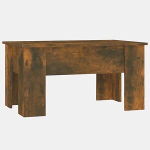Mesa de Centro, Mesa baixa, 79x49x41 cm madeira processada carvalho fumado