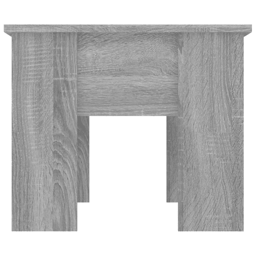 Mesa de Centro, Mesa baixa, 79x49x41cm derivados de madeira cinzento sonoma