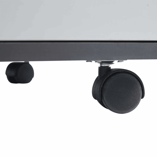 Mesa de centro 100x98x65 cm - Mesa de café elevável com arrumação oculta e prateleira, mesa multifuncional com rodas e gavetas - Cinza-branco