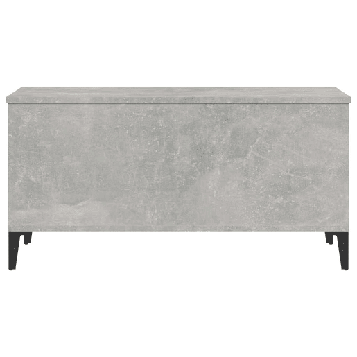 Mesa de Centro, Mesa baixa, 90x44,5x45 derivados de madeira cinzento cimento