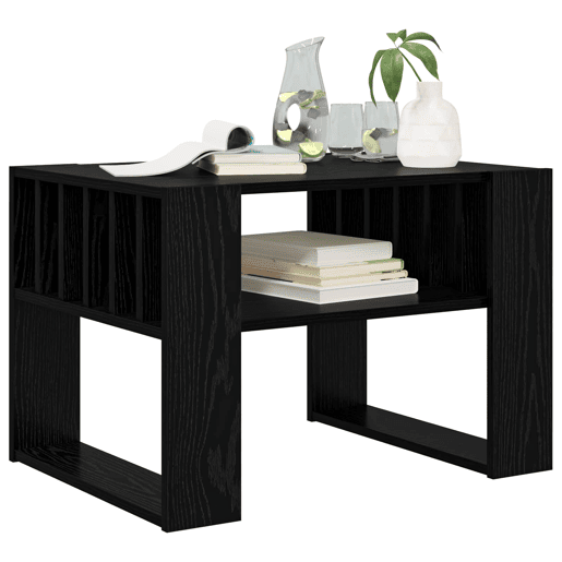 Mesa de Centro, Mesa baixa, Carvalho Preto 66 x 49,5 x 45 cm