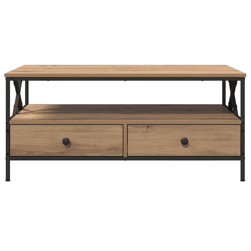 Mesa de Centro, Mesa baixa, with Drawer carvalho artisiano 100 x 51 x 45 cm