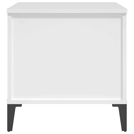 Mesa de Centro, Mesa baixa, 60x44,5x45 cm derivados de madeira branco