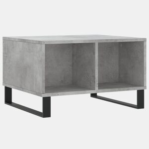 Mesa de Centro, Mesa baixa, 60x50x36,5 cm derivados de madeira cinza cimento