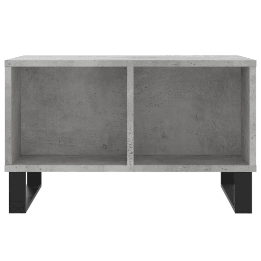 Mesa de Centro, Mesa baixa, 60x50x36,5 cm derivados de madeira cinza cimento