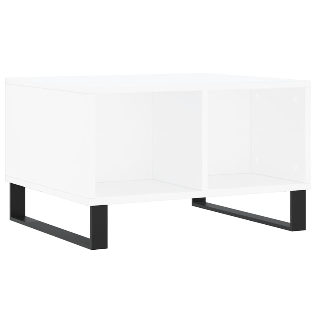 mesa de cafe - mesa de centro madera contrachapada blanco 60x50x365 cm