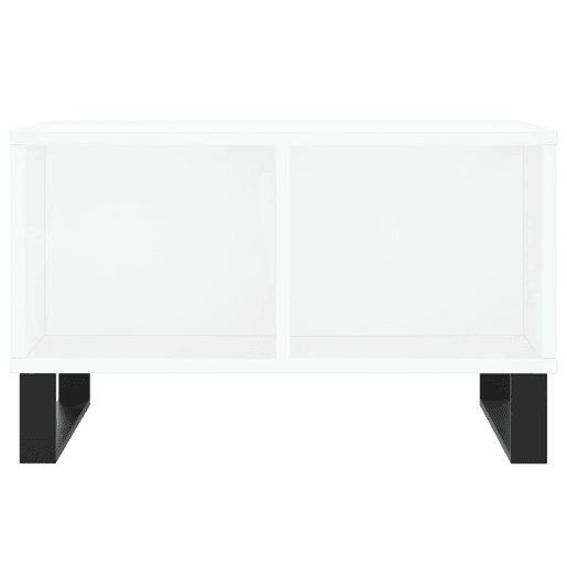 Mesa de Centro, Mesa baixa, 60x50x36,5 cm derivados de madeira branco