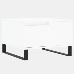 Mesa de Centro, Mesa baixa, 55x55x36,5 cm derivados de madeira branco