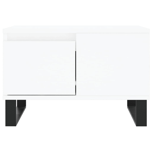 Mesa de Centro, Mesa baixa, 55x55x36,5 cm derivados de madeira branco