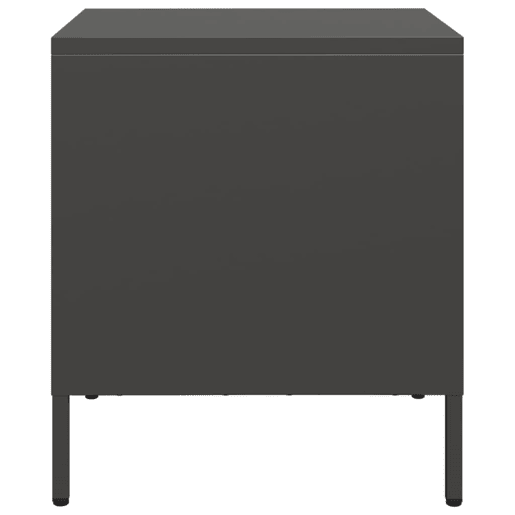 Soluna Home - Mesas de cabeceira Aço laminado a frio 2 piezas 35 x 39 x 43,5 cm