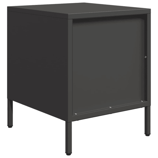 Soluna Home - Mesas de cabeceira Aço laminado a frio 2 piezas 35 x 39 x 43,5 cm