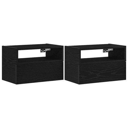 Soluna Home - Mesas de cabeceira Madeira 2 piezas 45 x 26 x 28,5 cm