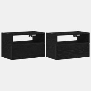 Soluna Home - Mesas de cabeceira Madeira 2 piezas 45 x 26 x 28,5 cm