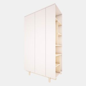 Roupeiro 2 portas Wood Luck Romy Branco