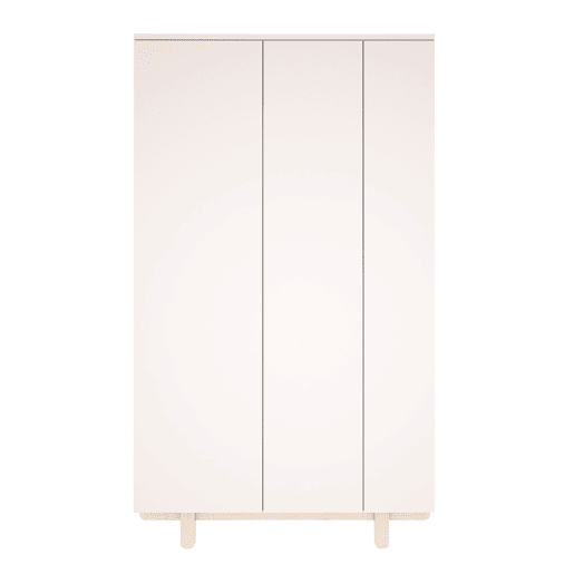 Roupeiro 2 portas Wood Luck Romy Branco