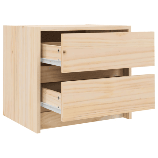 Soluna Home - Mesas de cabeceira Madeira 2 piezas 40 x 31 x 35,5 cm