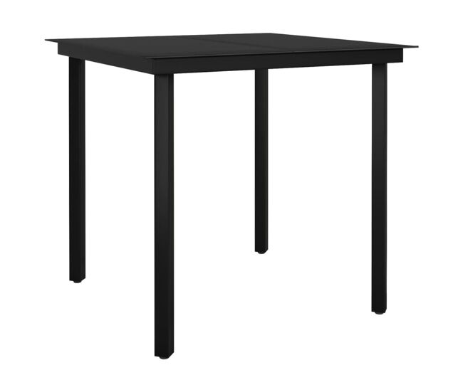 Mesa de exterior cielo negro 74x80x80 cm