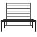 Estructura de cama Industrial con cabecero acero 105x207 Estructura de cama Industrial con cabecero acero 105x207 Negro