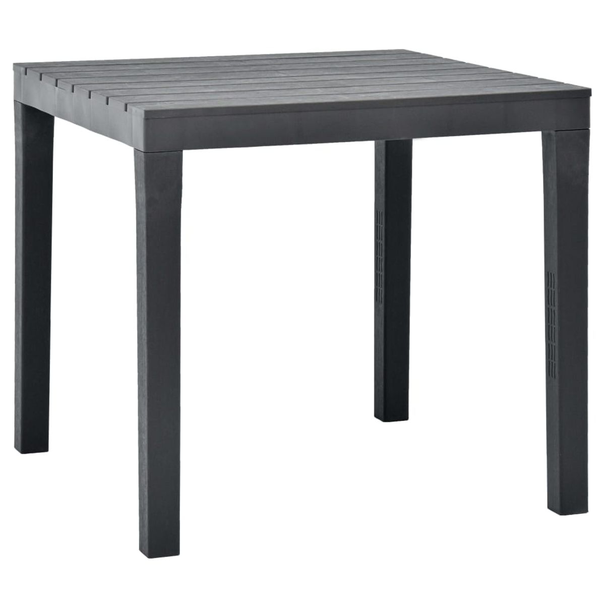 Mesa de jardín hool antracita 72x78x78 cm