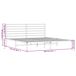 Estructura de cama Industrial con cabecero acero 187x219 Estructura de cama Industrial con cabecero acero 187x219 Negro